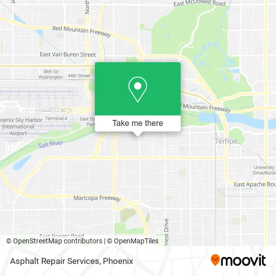 Asphalt Repair Services map
