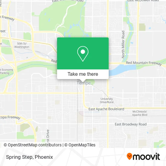 Spring Step map