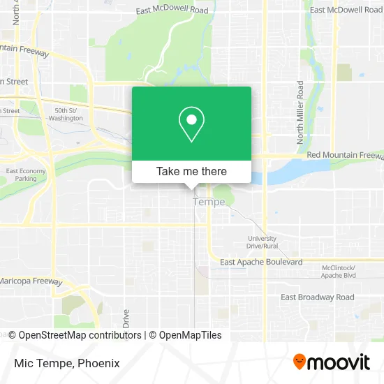 Mic Tempe map