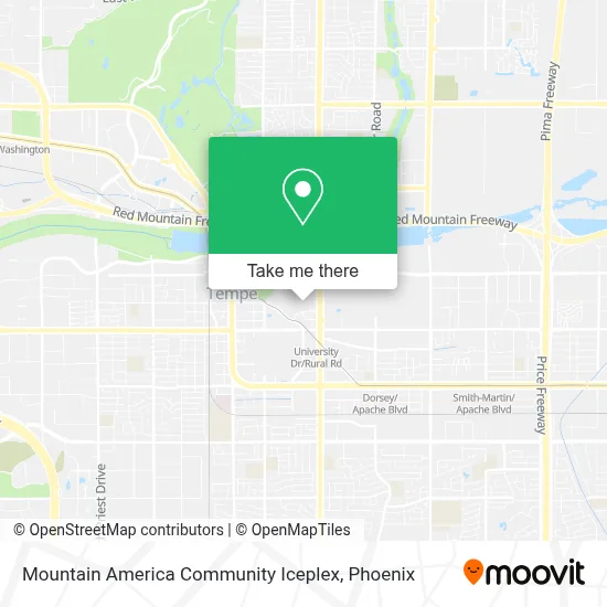 Mountain America Community Iceplex map
