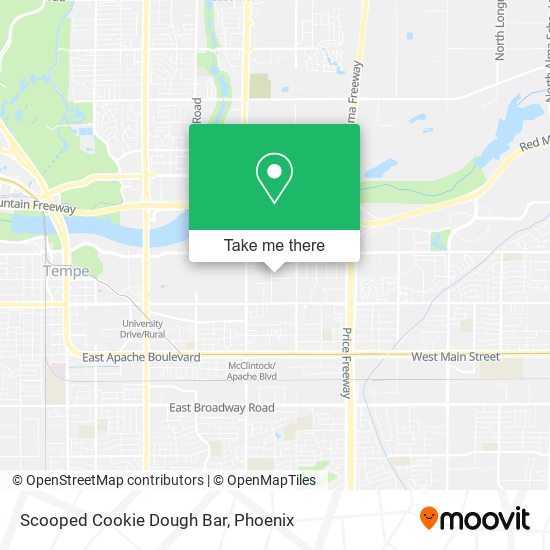 Scooped Cookie Dough Bar map