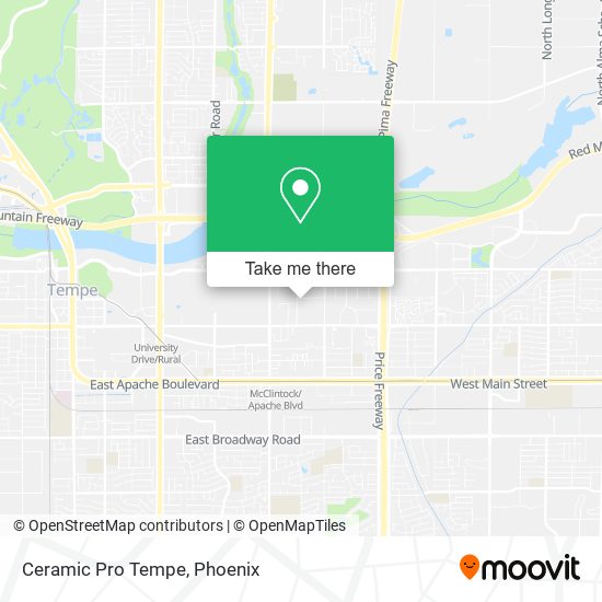 Ceramic Pro Tempe map