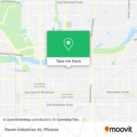 Raven Industries Az map