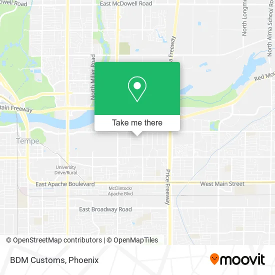 BDM Customs map
