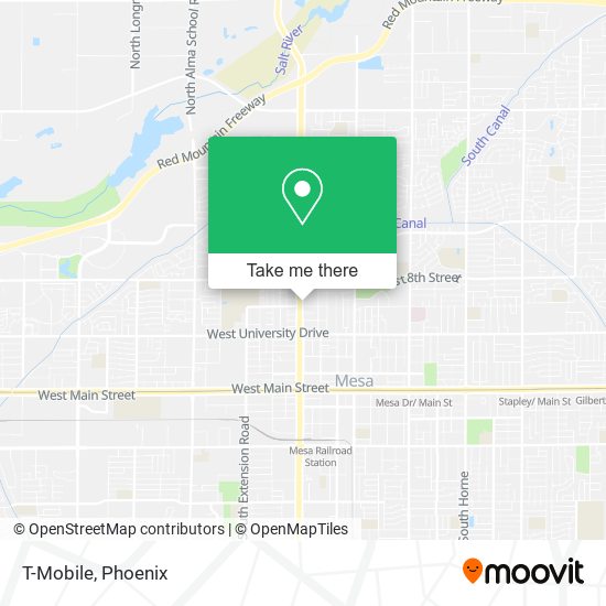 Mapa de T-Mobile