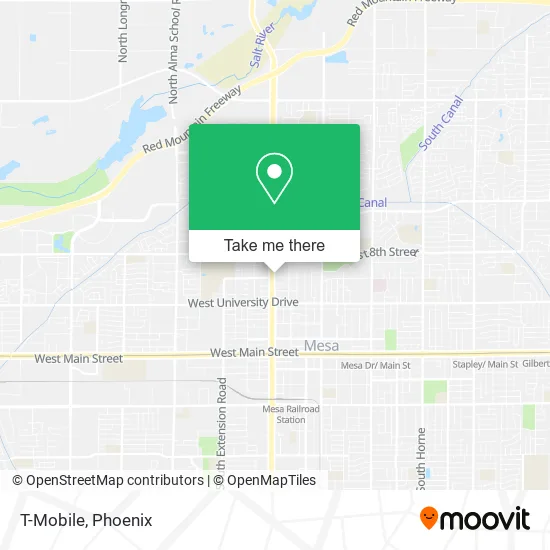 T-Mobile map