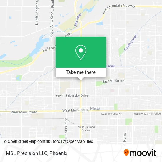 MSL Precision LLC map