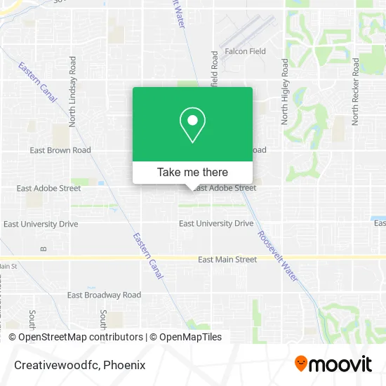 Creativewoodfc map