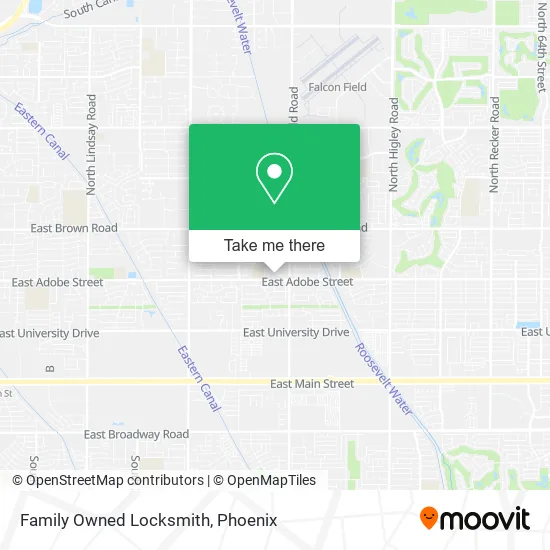 Family Owned Locksmith map