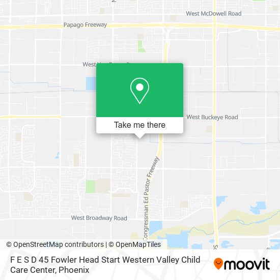 F E S D 45 Fowler Head Start Western Valley Child Care Center map