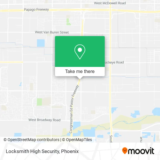 Locksmith High Security map