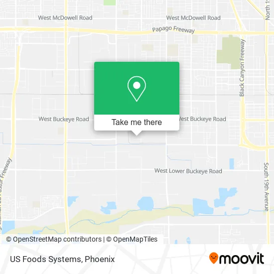 US Foods Systems map