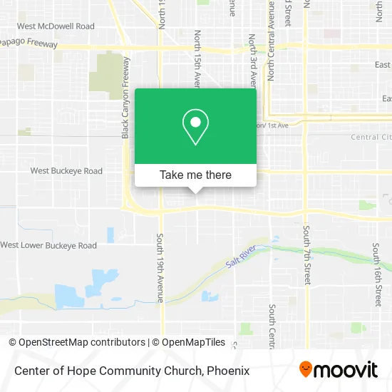Center of Hope Community Church map