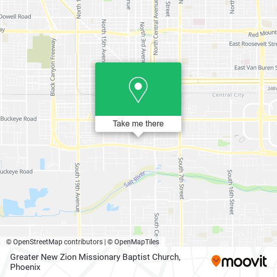 Mapa de Greater New Zion Missionary Baptist Church