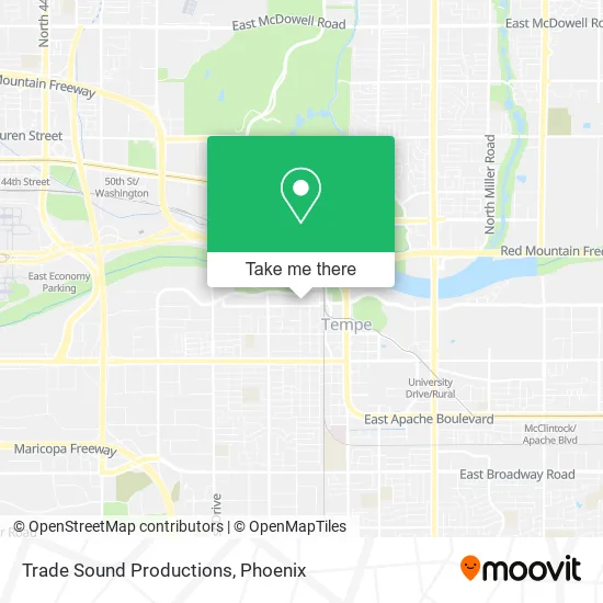Trade Sound Productions map