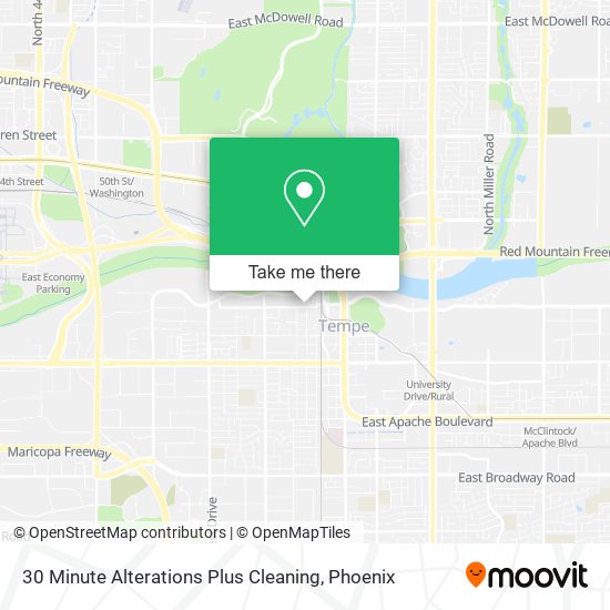 Mapa de 30 Minute Alterations Plus Cleaning