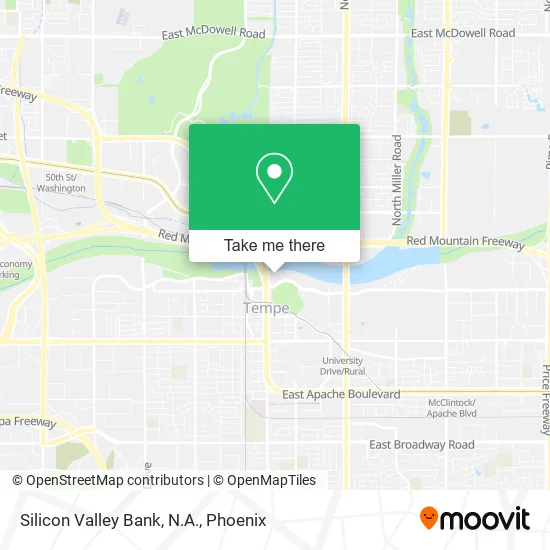 Silicon Valley Bank, N.A. map