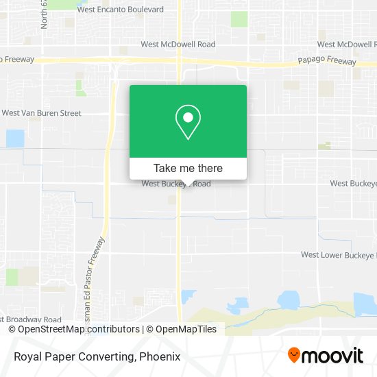 Royal Paper Converting map