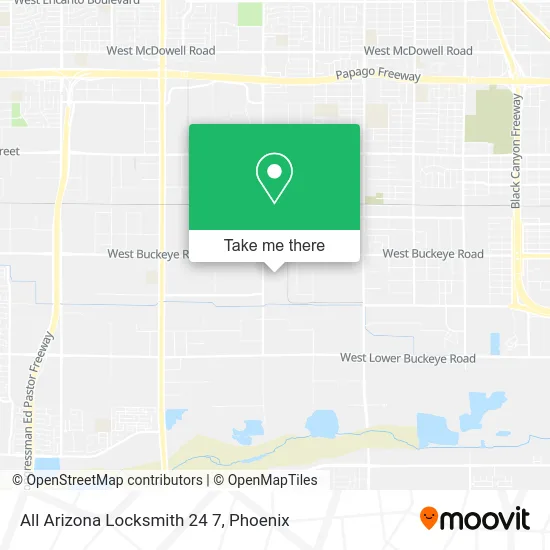 All Arizona Locksmith 24 7 map