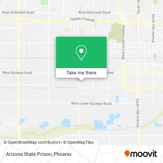 Arizona State Prison map