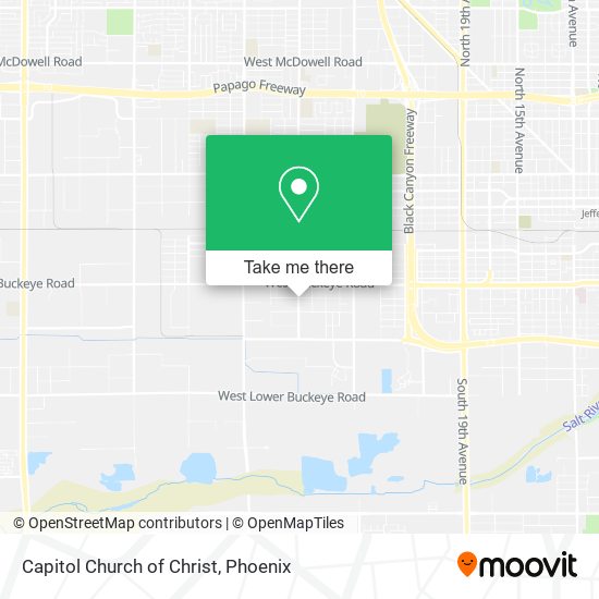 Capitol Church of Christ map