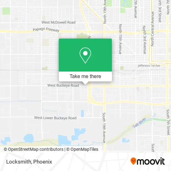 Locksmith map