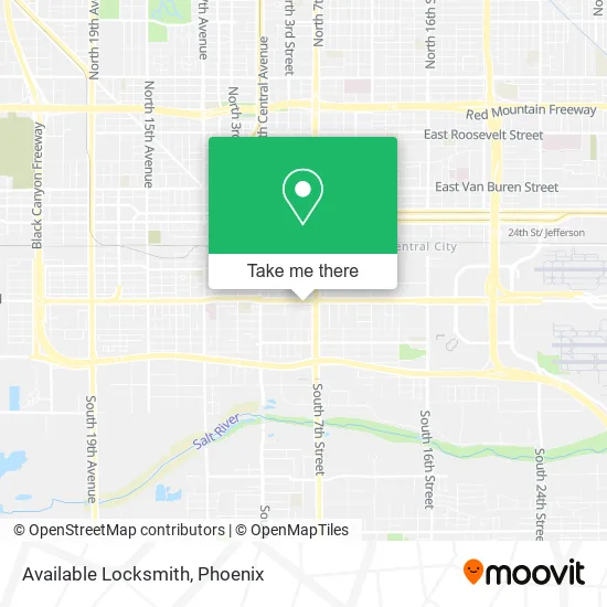Available Locksmith map