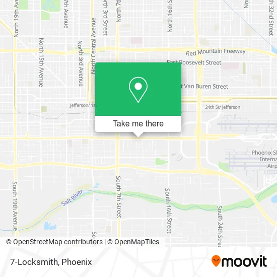 7-Locksmith map