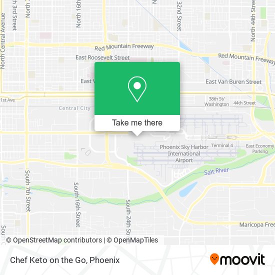 Chef Keto on the Go map