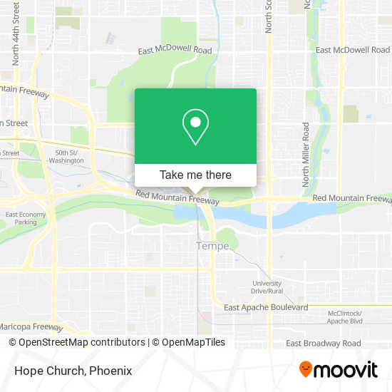 Hope Church map