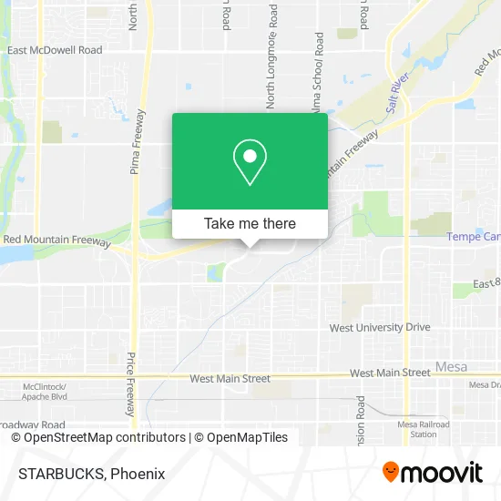 STARBUCKS map