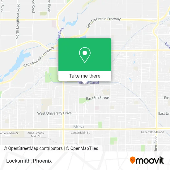 Locksmith map