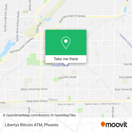 Libertyx Bitcoin ATM map