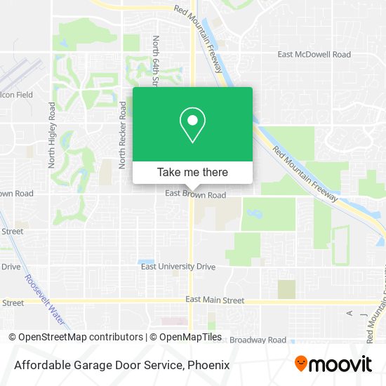 Mapa de Affordable Garage Door Service