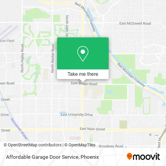 Affordable Garage Door Service map