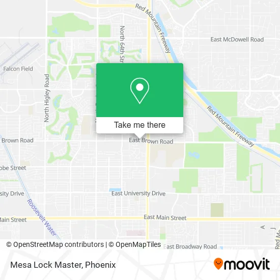 Mesa Lock Master map