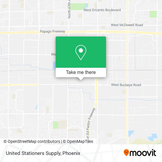 Mapa de United Stationers Supply