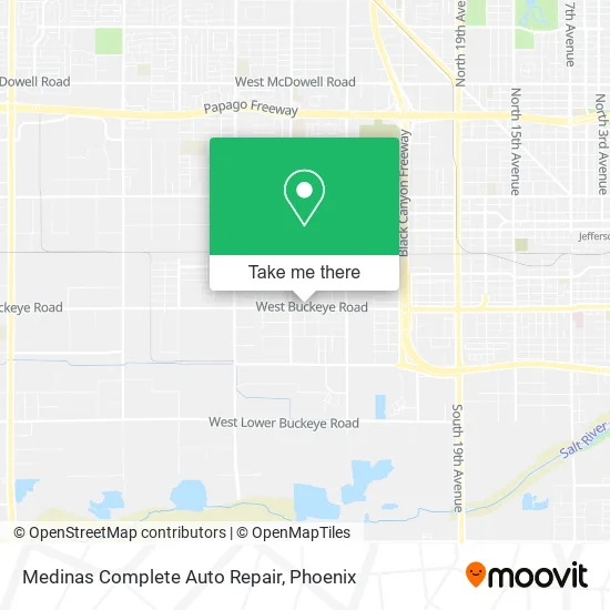 Medinas Complete Auto Repair map