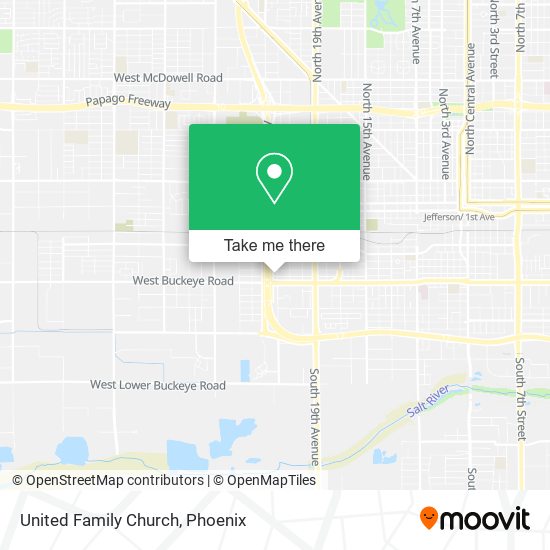 United Family Church map