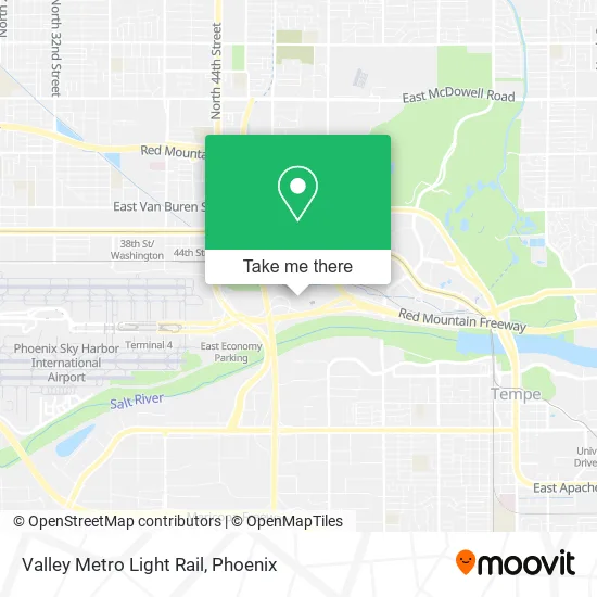 Valley Metro Light Rail map