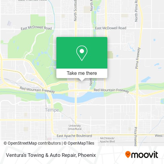 Mapa de Ventura's Towing & Auto Repair