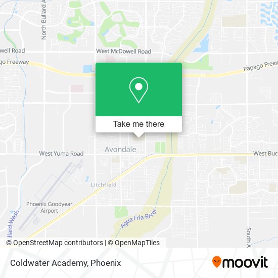 Coldwater Academy map