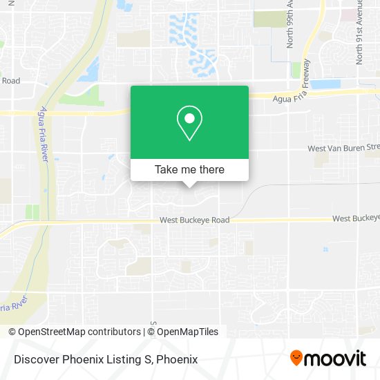 Mapa de Discover Phoenix Listing S