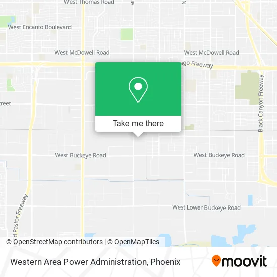 Western Area Power Administration map
