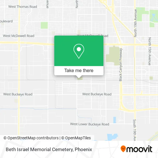 Beth Israel Memorial Cemetery map