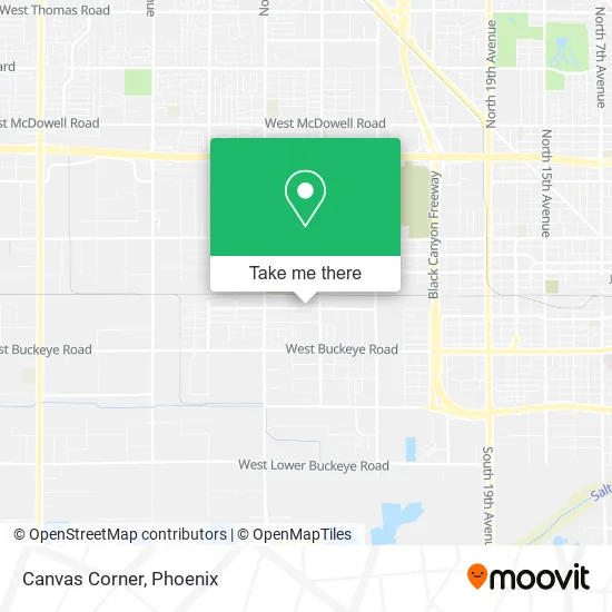 Canvas Corner map