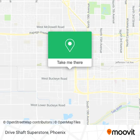 Drive Shaft Superstore map