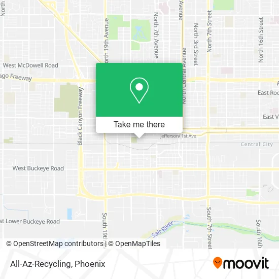 All-Az-Recycling map