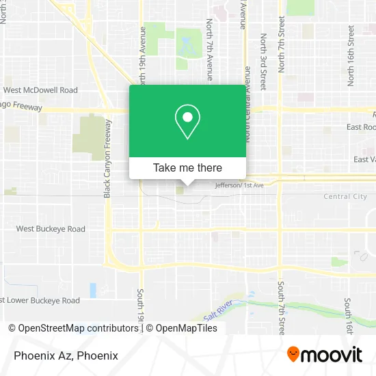 Phoenix Az map