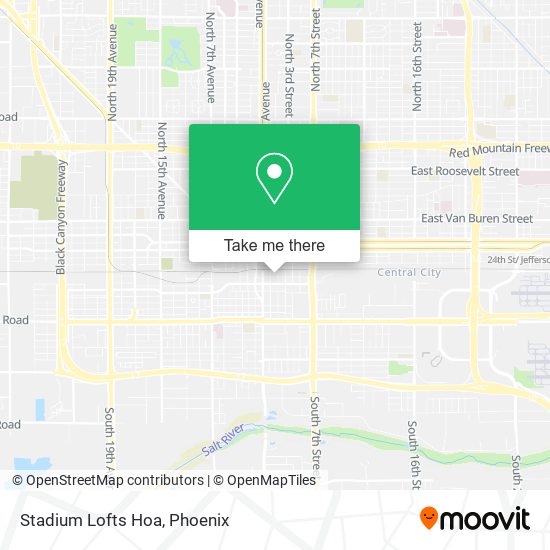 Stadium Lofts Hoa map